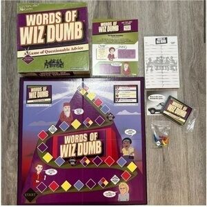 WORDS OF WIZ-DUMB game of questionable advice. 2004. Teen-adult. 3-6 players.
